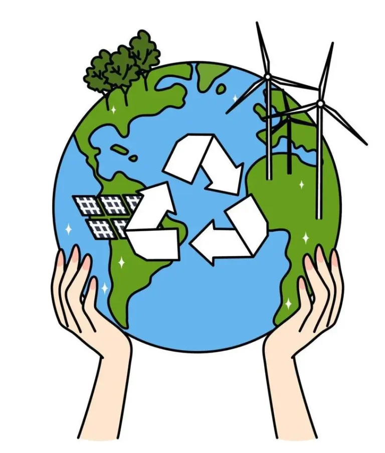 person-hands-hold-earth-globe-with-recycle-sign-in-middle-concept-of-natural-resources-protection-and-land-conservation-nature-and-environment-smart-use-and-preservation-illustration-vector